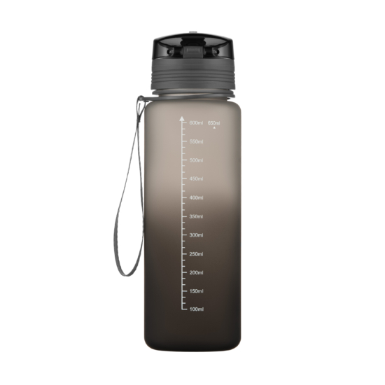 Бутылка для воды ARDESTO Travel 650мл, пластик, черный