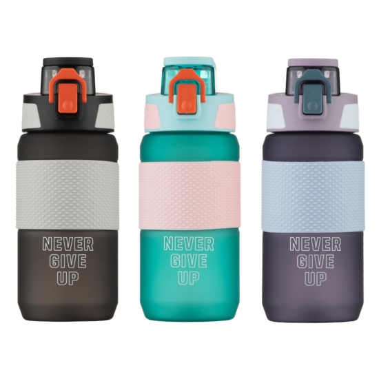 Бутылка для воды ARDESTO Motion 600мл, пластик, черный