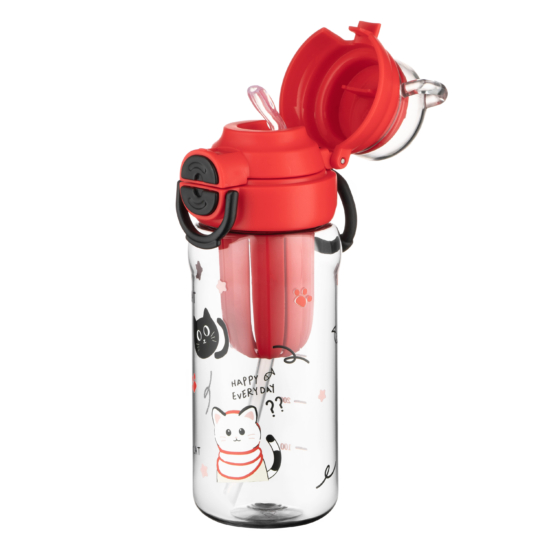 Бутылка для воды ARDESTO Tale 650мл, пластик, красный