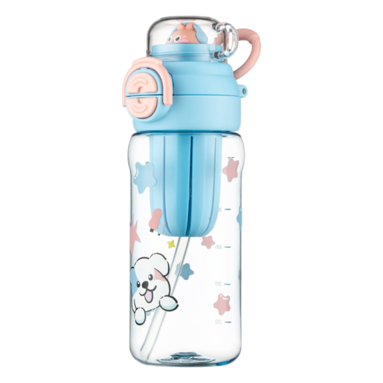 Бутылка для воды ARDESTO Tale 650мл, пластик, голубой