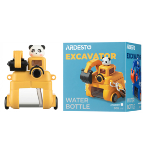 Бутылка для воды ARDESTO Excavator 500мл, пластик, желтый