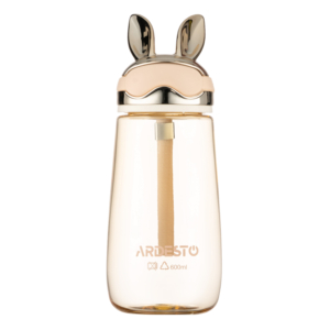 Бутылка для воды ARDESTO Bunny 600мл, пластик, желтый