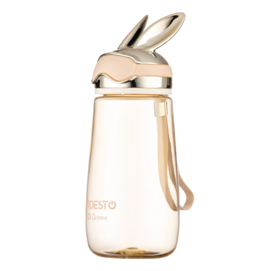 Бутылка для воды ARDESTO Bunny 600мл, пластик, желтый