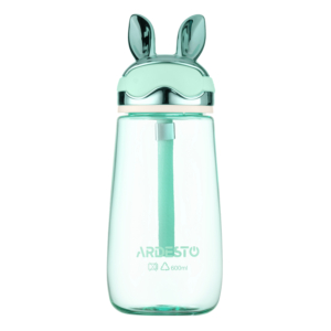 Бутылка для воды ARDESTO Bunny 600мл, пластик, зеленый