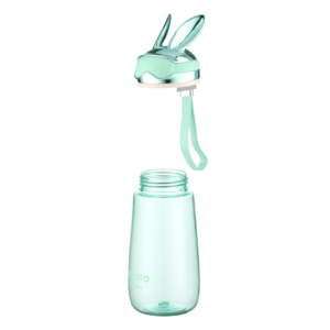 Бутылка для воды ARDESTO Bunny 600мл, пластик, зеленый