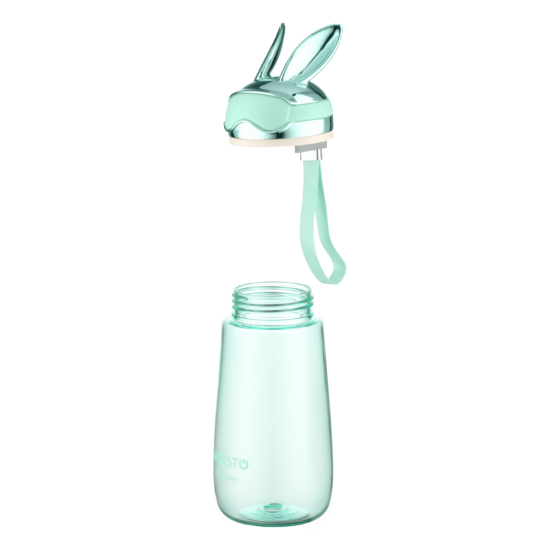 Бутылка для воды ARDESTO Bunny 600мл, пластик, зеленый