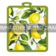Potholder ARDESTO Sicilian lemons 18x20cm, 100% polyester, green