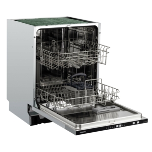 Dishwasher ARDESTO built-in, 12 place settings, A++, 60 cm, button control, LED display, floor beam indicator, 5 programs, grey