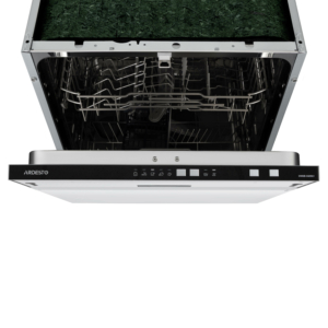 Dishwasher ARDESTO built-in, 12 place settings, A++, 60 cm, button control, LED display, floor beam indicator, 5 programs, grey