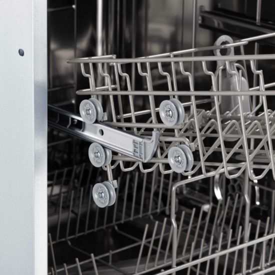 Dishwasher ARDESTO built-in, 12 place settings, A++, 60 cm, button control, LED display, floor beam indicator, 5 programs, grey