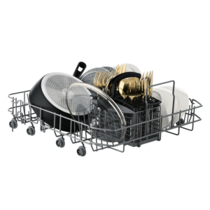 Dishwasher ARDESTO built-in, 12 place settings, A++, 60 cm, button control, LED display, floor beam indicator, 5 programs, grey