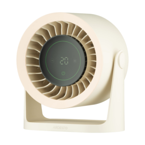 Вентилятор ARDESTO OneBreeze FT-M75BG настільний/настінний, 12см, ел. кер-ня, дисплей, акумулятор, USB-A Type-C, бежевий