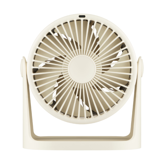 Вентилятор ARDESTO OneBreeze FT-M75BG настільний/настінний, 12см, ел. кер-ня, дисплей, акумулятор, USB-A Type-C, бежевий