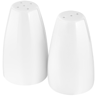 Набір для солі та перцю ARDESTO, 2 предмети, порцеляна, білий