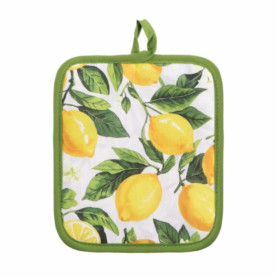 Прихватка ARDESTO Sicilian lemons 18х20см, 100% полиэстер, зеленый