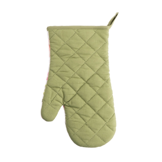 Рукавичка ARDESTO Spring flowers 18х30см, 100% полиэстер (верх), 100% хлопок (низ), белый
