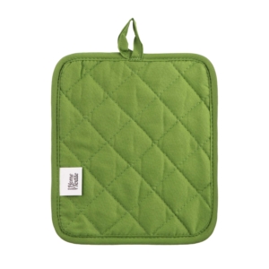 Potholder set for kitchen ARDESTO Sicilian lemons 18х20cm, 18х30cm, 100% polyester (front), 100% cotton (back), green