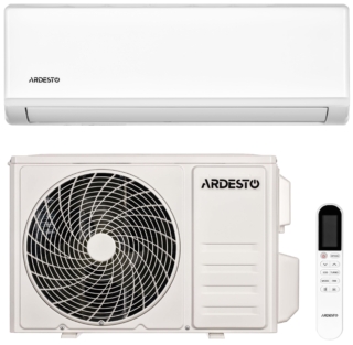 Air Conditioner ARDESTO CoolAir 35m2 on/off 12000BTU 3.5kW A/A -7°С Wi-Fi R32 white