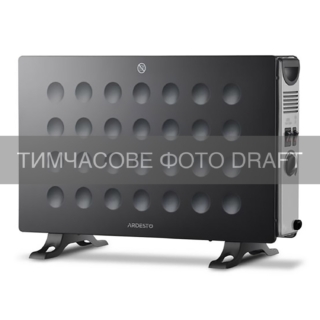 ARDESTO Convector CHH-2000MWF 20m2, 2000W, built-in fan, mech. control, open heating element, black
