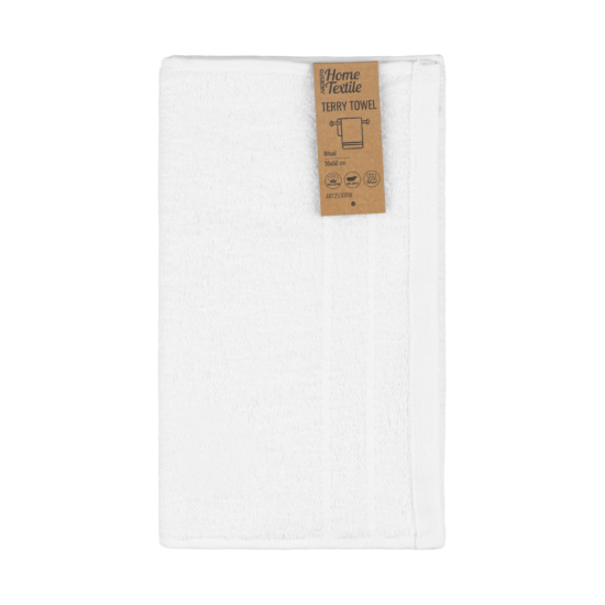 Terry towel ARDESTO Ritual 30х50cm, 100% cotton, white