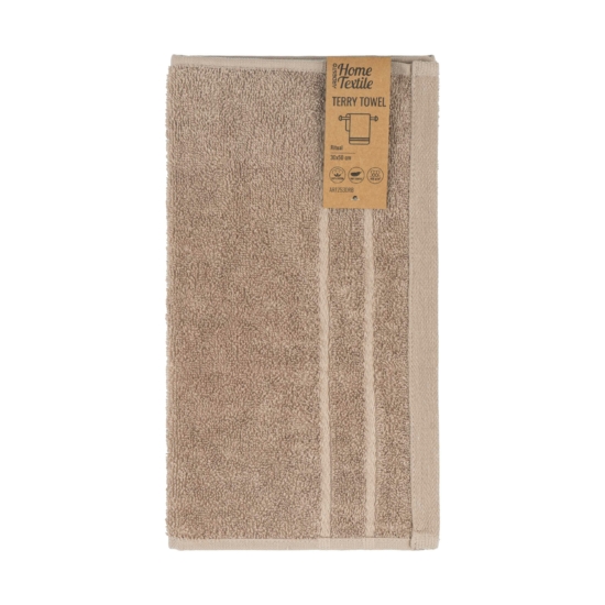 Terry towel ARDESTO Ritual 30х50cm, 100% cotton, beige