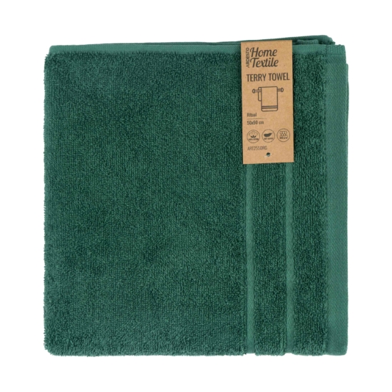 Terry towel ARDESTO Ritual 50х90cm, 100% cotton, dark green