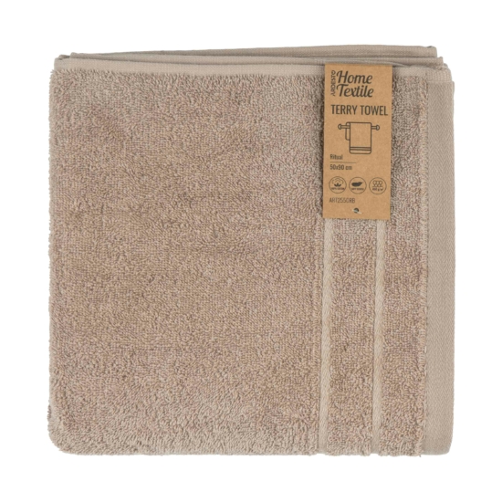 Terry towel ARDESTO Ritual 50х90cm, 100% cotton, beige