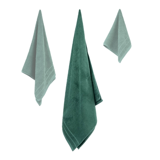 Terry towel ARDESTO Ritual 70х140cm, 100% cotton, dark green