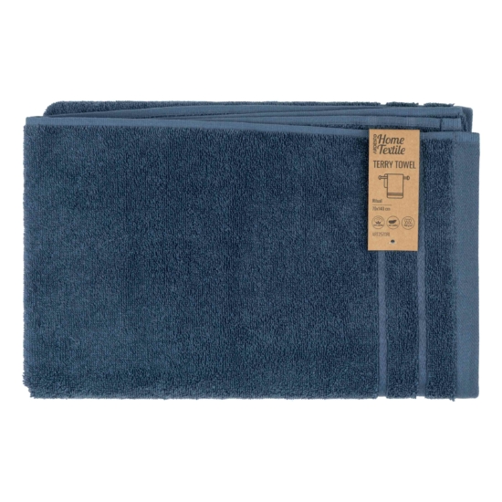 Terry towel ARDESTO Ritual 70х140cm, 100% cotton, dark blue