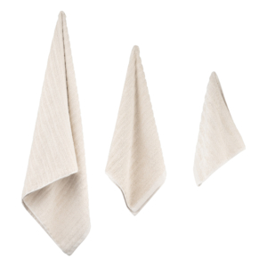 Terry towel ARDESTO Lines 30х50cm, 100% cotton, beige