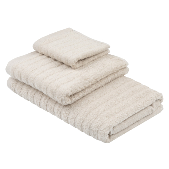 Terry towel ARDESTO Lines 30х50cm, 100% cotton, beige