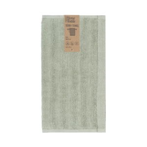 Terry towel ARDESTO Lines 30х50cm, 100% cotton, green
