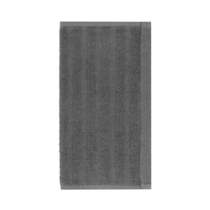 Terry towel ARDESTO Lines 30х50cm, 100% cotton, dark grey