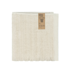 Terry towel ARDESTO Lines 50х90cm, 100% cotton, beige