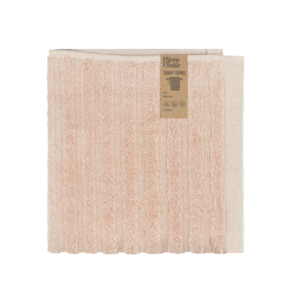 Terry towel ARDESTO Lines 50х90cm, 100% cotton, pink