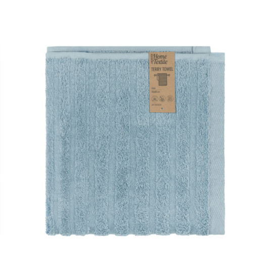 Terry towel ARDESTO Lines 50х90cm, 100% cotton, dark blue