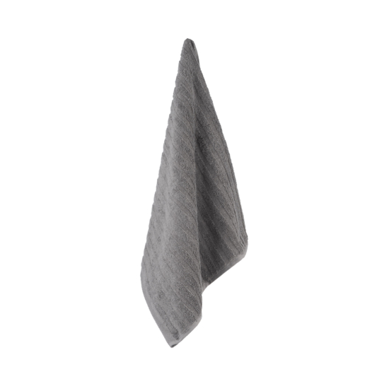 Terry towel ARDESTO Lines 50х90cm, 100% cotton, dark grey