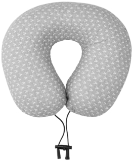 Neck pillow ARDESTO Sleepwell Travel 34х29х10cm, aircell memory foam, grey