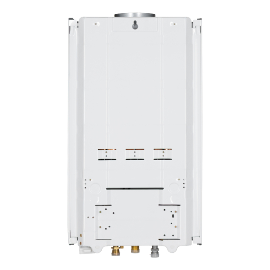 Gas heater ARDESTO HB03 10l/min 20kW Low NOx display battery ignition white