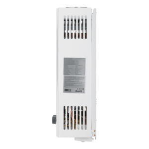 Gas heater ARDESTO HB03 10l/min 20kW Low NOx display battery ignition white