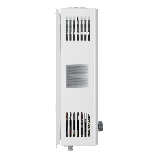 Gas heater ARDESTO HB03 10l/min 20kW Low NOx display battery ignition white