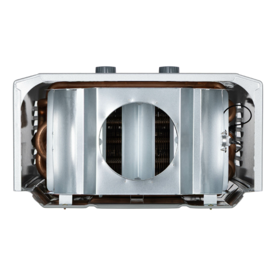 Gas heater ARDESTO HB03 10l/min 20kW Low NOx display battery ignition stainless steel