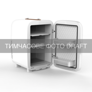 ARDESTO Mini refrigerator for cosmetics and medicines, freez.-15L, LED backligh, mirror doors, white