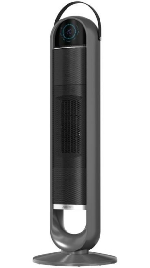 Тепловентилятор ARDESTO FHC-2000ECGR 20м2, 200Вт, эл. упр-ние, керам нагрев. элемент, ПДУ серый