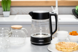 Electric kettle ARDESTO, 1.7L, glass, Otter, black