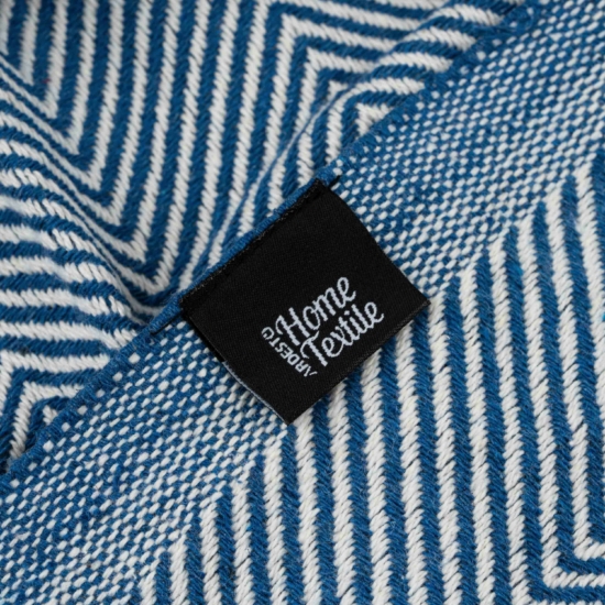 Blanket ARDESTO Basic 200х230cm, 100% cotton, dark blue