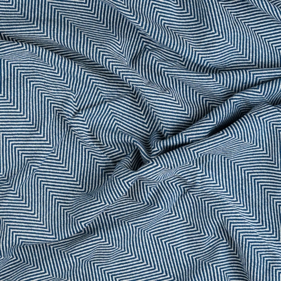 Blanket ARDESTO Basic 200х230cm, 100% cotton, dark blue