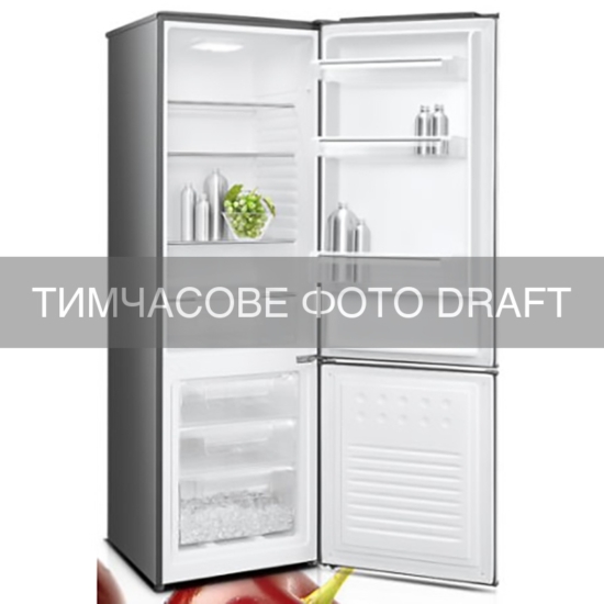 ARDESTO Refrigerator bottom freezer, 180×55х56, ref-245L, freez.-97L, 2doors, А+, ST, inox