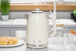 Electric kettle ARDESTO, 1.8L, metal, Strix, beige