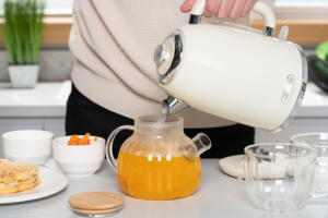 Electric kettle ARDESTO, 1.8L, metal, Strix, beige
